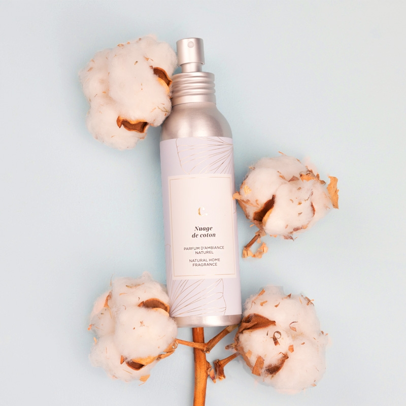 Parfum d'ambiance Nuage de coton – Cosmétique Naturelle & Suisse –  -  Cocooning biocosmetics