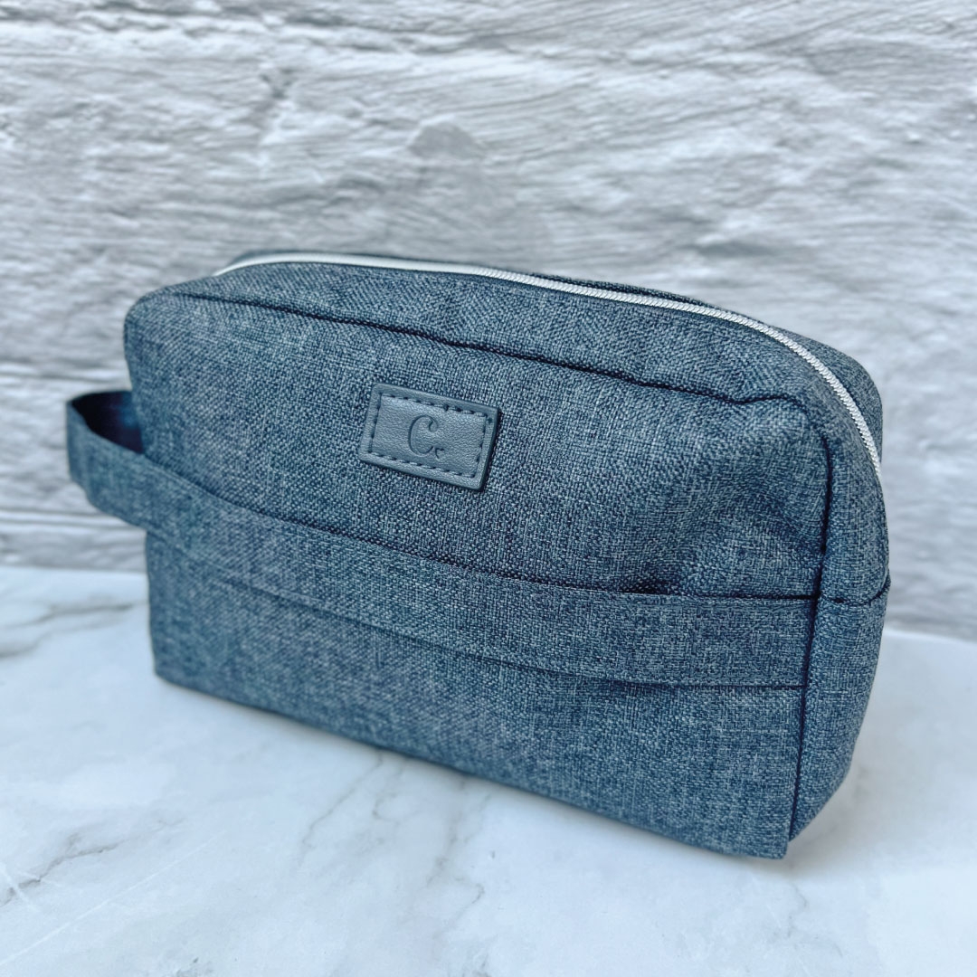 Trousse anthracite allongée