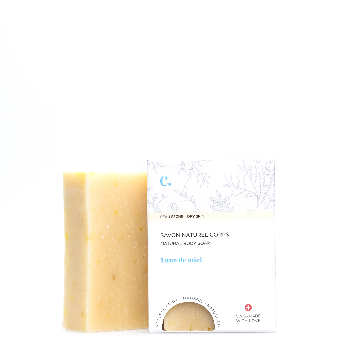 Natural body soap Lune de miel