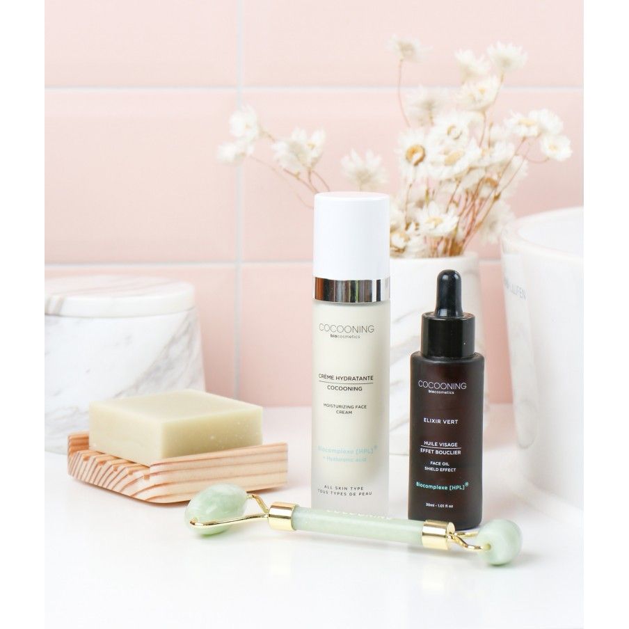 Duo Crème hydratante + Elixir vert deluxe Duo Crème hydratante + Elixir vert deluxe