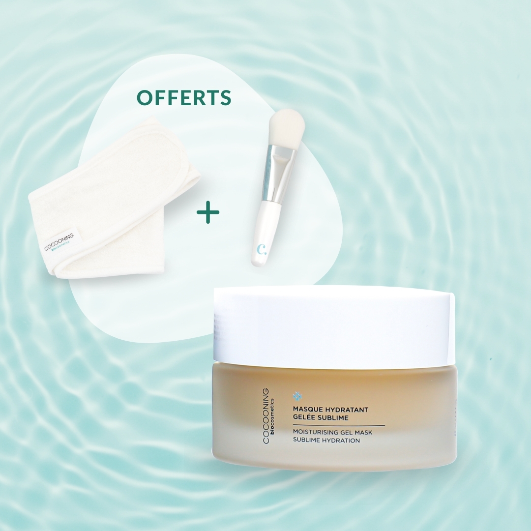 Moisturising gel mask...