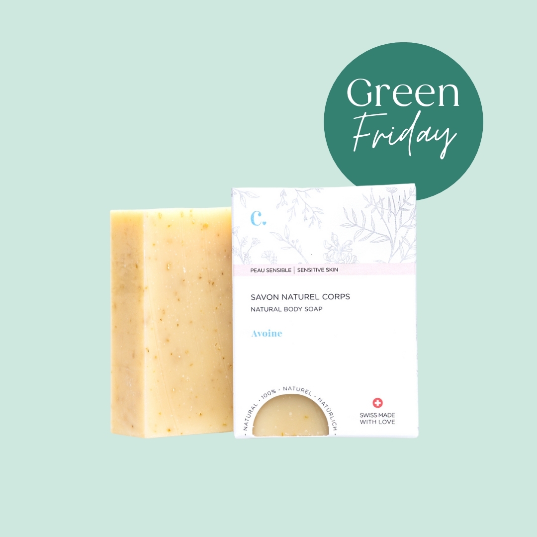 Natural body soap Avoine