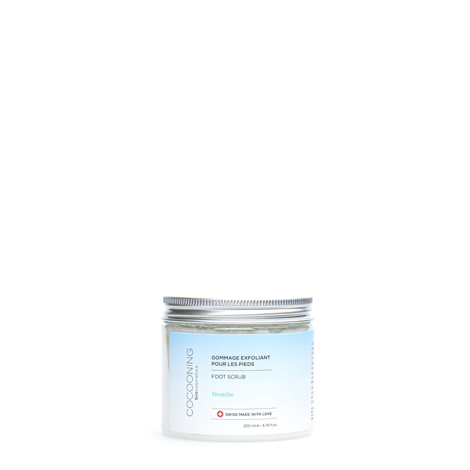 Exfoliating foot scrub