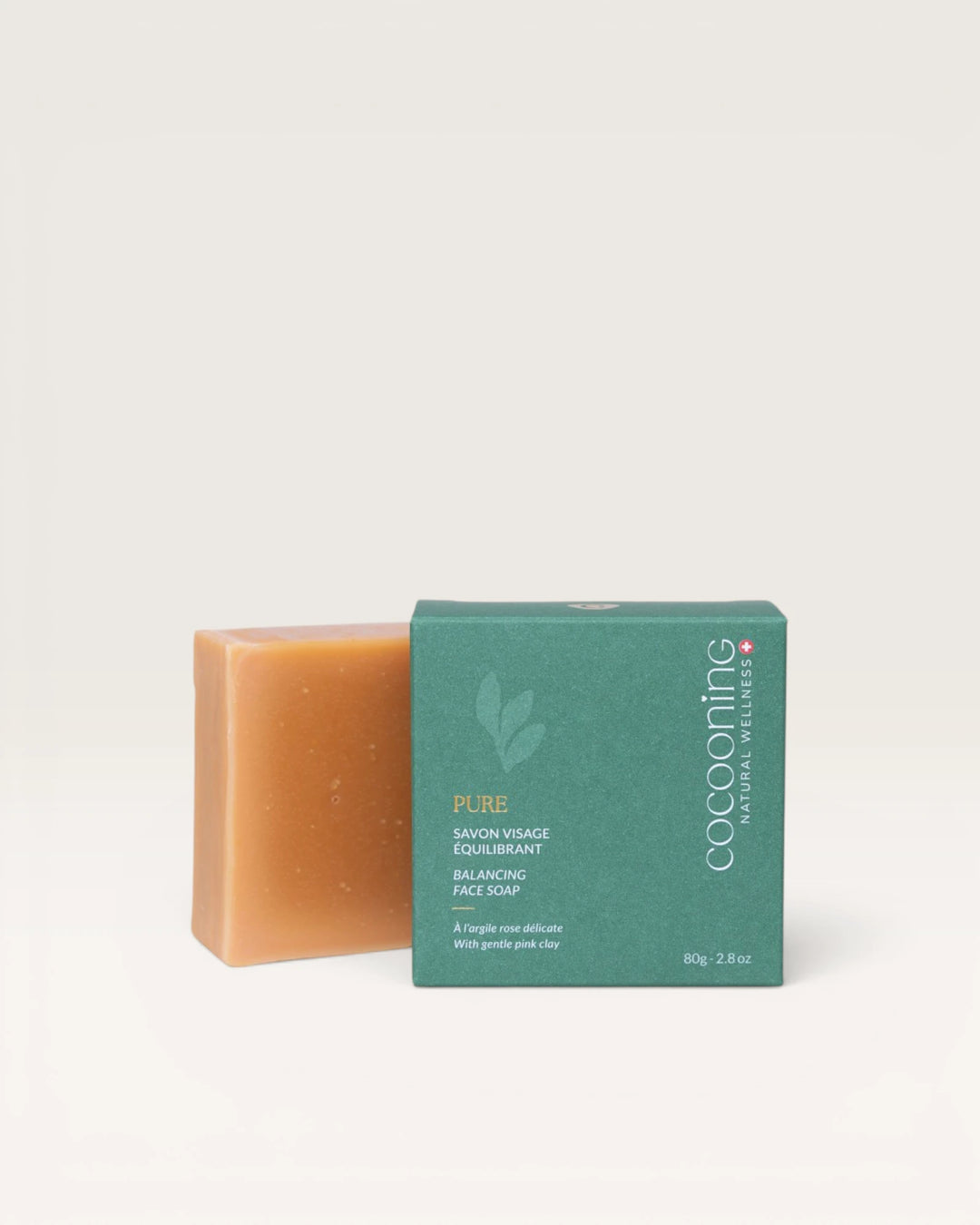 Savon équilibrant visage à l'argile rose