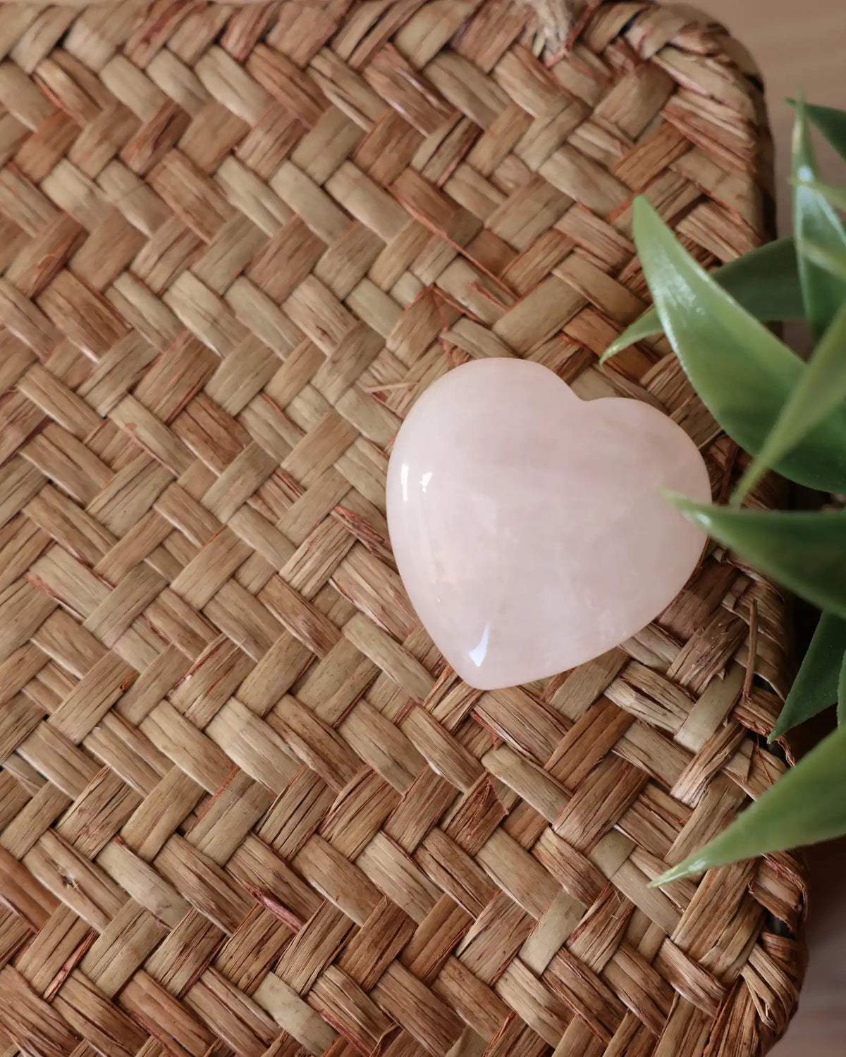 Cœur en Quartz Rose – image produit 2