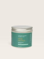 Pot de gommage corporel exfoliant au sel et beurre de karité bio cocooning.ch parfum Mûre Sauvage