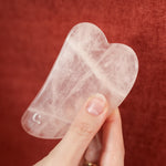 Gua sha en Quartz rose – image principale du produit
