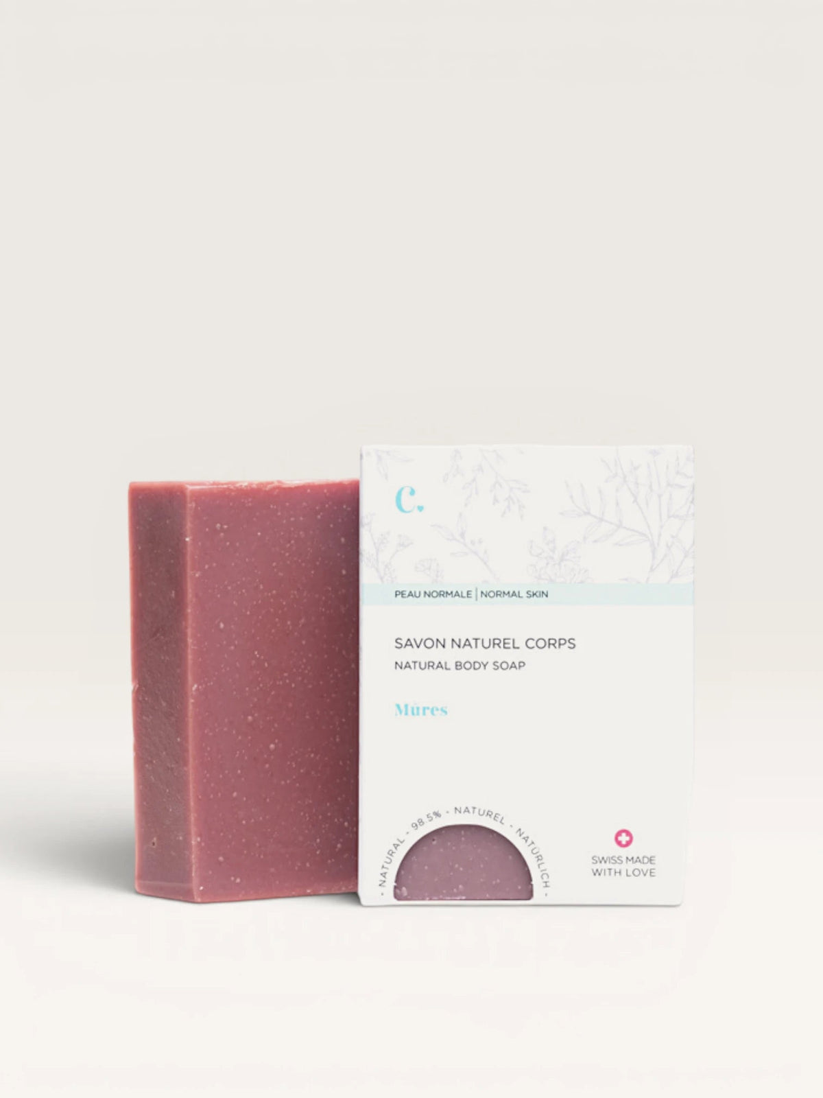 Savon naturel Mûres – image principale du produit