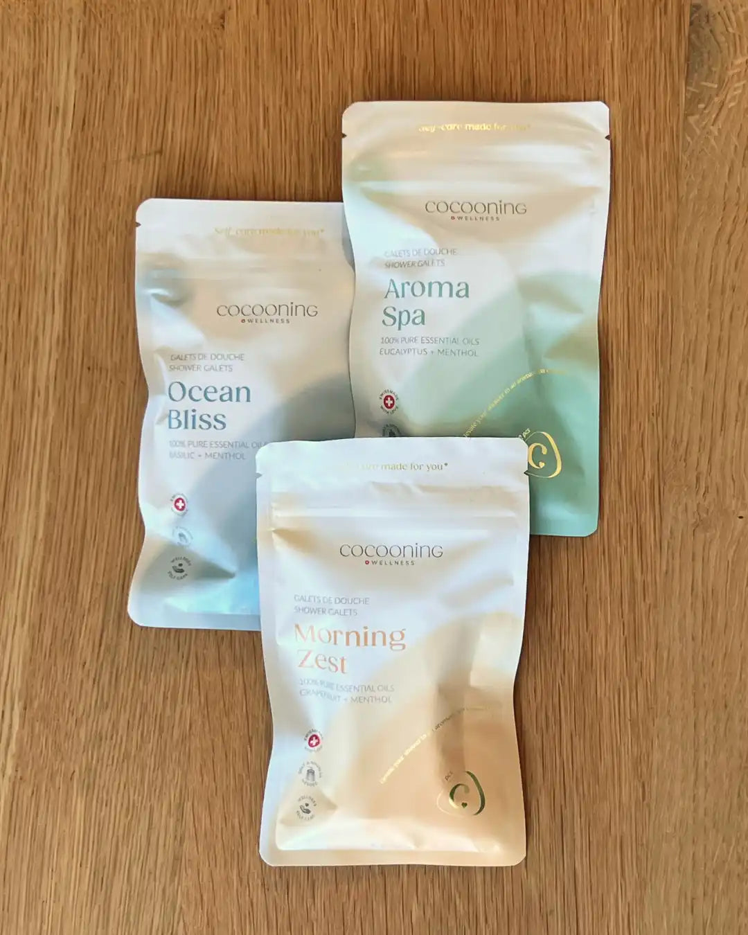 Trio-pack de galets de douche - ENERGY – image principale du produit